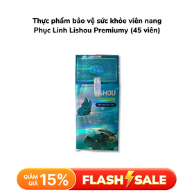 Thực phẩm bảo vệ sức khỏe viên nang Phục Linh Lishou Premiumy (45 viên)