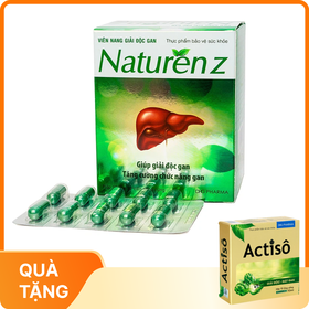 Thực phẩm bảo vệ sức khỏe viên nang cứng giải độc gan NaturenZ (100 viên)