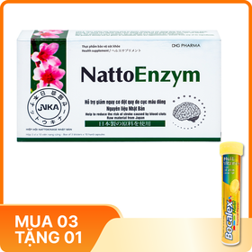 Viên uống NattoEnzym DHG hỗ trợ hoạt huyết, tăng tuần hoàn máu (30 viên)