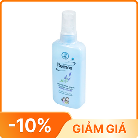 Xịt Chống Muỗi Remos Hương Lavender Xua Muỗi Suốt 10 Giờ (Chai 70ml)