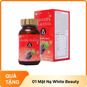 Thực phẩm bảo vệ sức khỏe Resvera Placenta Q (120 viên)