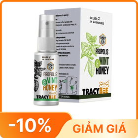 Xịt họng Keo ong Propolis Mint & Honey Tracybee - Chai 30ml