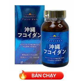 Viên uống Okinawa Fucoidan hỗ trợ điều trị, chống ung thư 180 viên