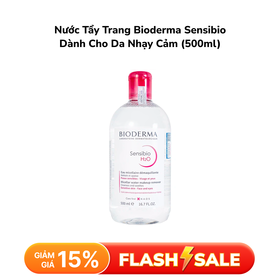Nước Tẩy Trang Bioderma Sensibio Dành Cho Da Nhạy Cảm (500ml)