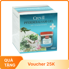 Gel massage Crevil Essential Pferdebalsam 250ml – Giảm đau nhức cơ, xương khớp hiệu quả