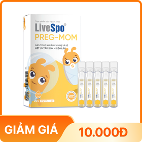 Thực phẩm bảo vệ sức khỏe LiveSpo® Preg-Mom (20 ống x 5ml)