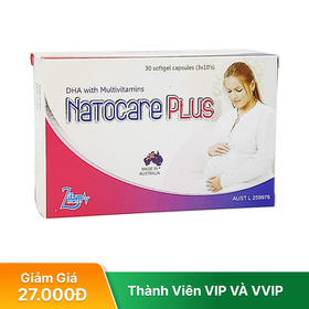 Thực phẩm bảo vệ sức khỏe Natocare Plus (30 viên)