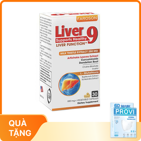 Thực phẩm bảo vệ sức khỏe Faroson Liver 9 (30 viên)