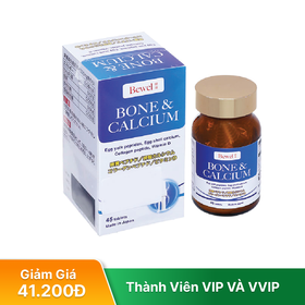 Thực phẩm bảo vệ sức khỏe Bewel Bone & calcium (45 viên)