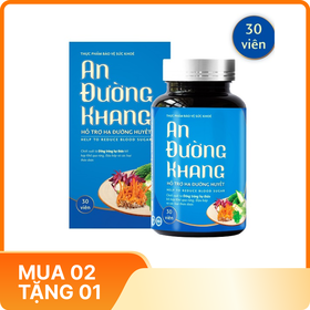 Thực phẩm bảo vệ sức khoẻ An Đường Khang hỗ trợ hạ đường huyết (30 viên)