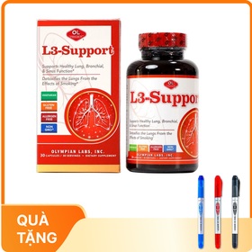 Thực phẩm bảo vệ sức khỏe L3-Support bổ phổi, phế quản (30 viên)