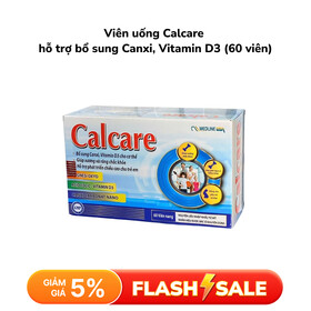Viên uống Calcare hỗ trợ bổ sung Canxi (60 viên)