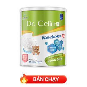 Sữa bột dinh dưỡng Dr.Celine Newborn IQ cho trẻ từ 0 đến 12 tháng tuổi - Hộp 400g