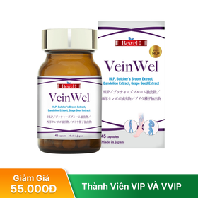 Thực phẩm bảo vệ sức khỏe Bewel Veinwel (45 viên)