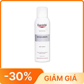 Xịt khoáng Eucerin Hyaluron Mist Spray dưỡng ẩm cho da nhạy cảm (150ml)
