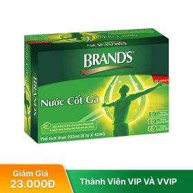 Nước Cốt Gà BRAND'S® cung cấp dinh dưỡng, tăng cường sức khỏe (42ml x 6 lọ)