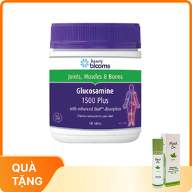 Viên uống Glucosamine 1500 Plus hỗ trợ tăng tiết dịch khớp, bảo vệ màng sụn khớp (180 viên)