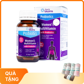 Thực phẩm bảo vệ sức khoẻ Women's Multivitamin With Probiotics Henry Blooms Hộp 30 viên