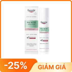 Tinh chất mờ thâm mụn, sáng da Eucerin Pro Acne Triple Effect Serum (40ml)