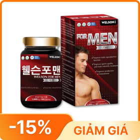 Thực phẩm bảo vệ sức khỏe Welson For Men (60 viên)