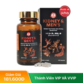 Thực phẩm bảo vệ sức khoẻ Kidney Men's tăng cường sinh lý nam giới - Hộp 180 viên