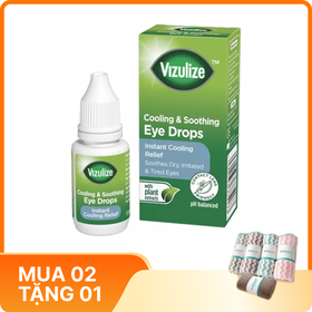Dung dịch nhỏ mắt Vizulize làm mát và dịu mắt (10ml)