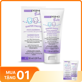 Kem chống hăm Baby Diaper Paste DottorPrimo giảm mẩn đỏ, kháng khuẩn (30ml)