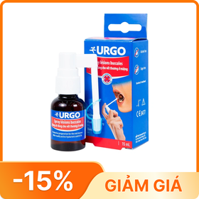 Chai xịt Urgo Spray Lesions Buccales 15ml dùng cho vết thương ở miệng (15ml)