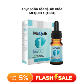 Thực phẩm bảo vệ sức khỏe MEQUIB 1 Bổ sung vitamin D3 và Vitamin K2 (10ml)