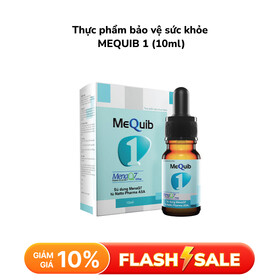 Thực phẩm bảo vệ sức khỏe MEQUIB 1 Bổ sung vitamin D3 và Vitamin K2  (10ml)
