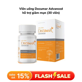 Viên uống Decumar Advanced hỗ trợ giảm mụn (30 viên)