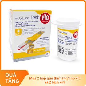 Que thử đường huyết Pic Gluco.Test 25