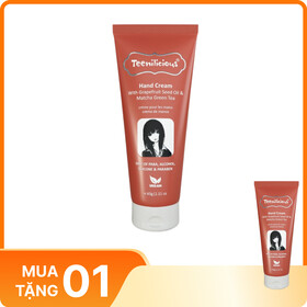 Kem dưỡng da tay Teenilicious Hand Cream Grapefruit & Matcha dưỡng ẩm, mịn da, ngừa lão hoá (Tuýp 60g)