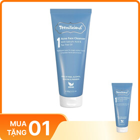 Sữa rửa mặt Teenilicious Acne Face Cleanser giảm mụn đầu trắng, đầu đen phù hợp mọi loại da (60g)