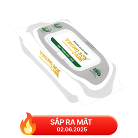 Khăn Giấy Ướt Trung Sơn Care (Hộp 80 tờ)