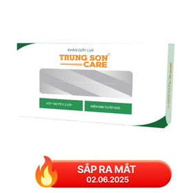 Khăn Giấy Khô Trung Sơn Care (Hộp 180 tờ)