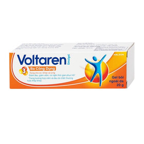 Gel bôi Voltaren gel 1% giảm đau, kháng viêm xương khớp (20g)