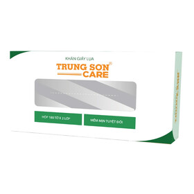 Khăn Giấy Khô Trung Sơn Care (Hộp 180 tờ)