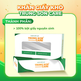 Khăn Giấy Khô Trung Sơn Care (Hộp 180 tờ)