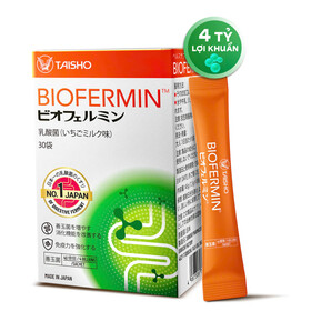 Men vi sinh Biofermin bổ sung lợi khuẩn đường ruột, cải thiện hệ vi sinh đường ruột (Hộp 30 gói)