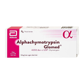 Thuốc Alphachymotrypsin Glomed 4200 IU