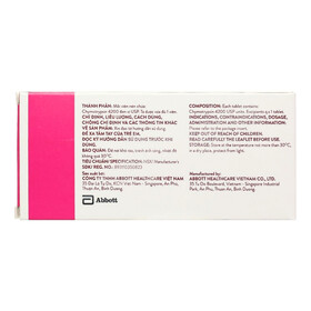 Thuốc Alphachymotrypsin Glomed 4200 IU