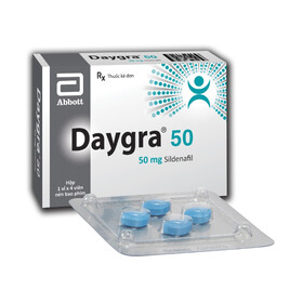 Thuốc Daygra 50 Điều Trị Rối Loạn Cương Dương (Hộp 1 Vĩ X 4 Viên)