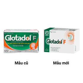 Thuốc Glotadol F hỗ trợ giảm nhanh các triệu chứng do cảm cúm, cảm lạnh (100 viên)