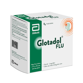 Thuốc Glotadol Flu Hỗ Trợ Hạ Sốt Và Long Đàm (Hộp 10 Vỉ X 10 Viên)