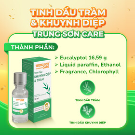 Tinh Dầu Khuynh Diệp & Tràm Trung Sơn Care (20ml) phòng ngừa cảm lạnh