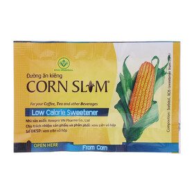 Đường bắp ăn kiêng Corn Slim hộp 125g (50 gói x 2.5g)