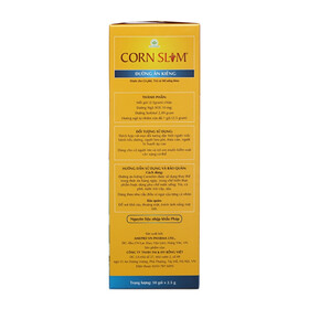 Đường bắp ăn kiêng Corn Slim hộp 125g (50 gói x 2.5g)