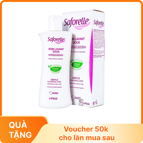 Dung dịch vệ sinh phụ nữ Saforelle Soin Lavant Doux cho da nhạy cảm (250ml)