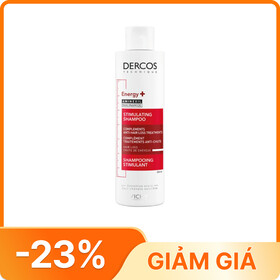 Dầu gội Vichy Dercos Energising Shampoo dưỡng tóc, giảm rụng tóc (200ml)